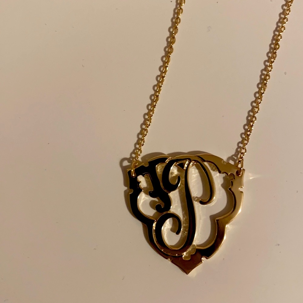 Monogram “P” Necklace